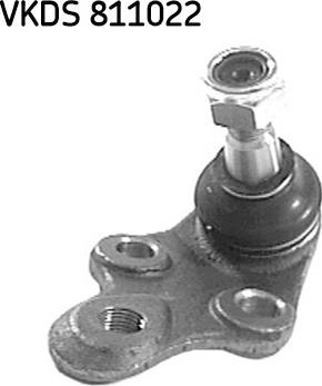 SKF VKDS 811022 - Шаровая опора, несущий / направляющий шарнир autospares.lv