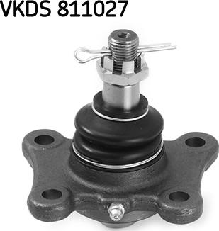 SKF VKDS 811027 - Шаровая опора, несущий / направляющий шарнир autospares.lv