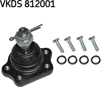 SKF VKDS 812001 - Шаровая опора, несущий / направляющий шарнир autospares.lv