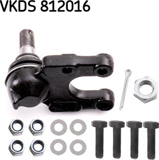 SKF VKDS 812016 - Шаровая опора, несущий / направляющий шарнир autospares.lv