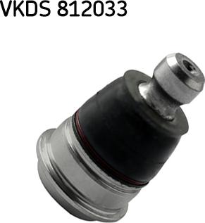 SKF VKDS 812033 - Шаровая опора, несущий / направляющий шарнир autospares.lv