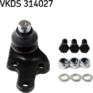 SKF VKDS 314027 - Шаровая опора, несущий / направляющий шарнир autospares.lv