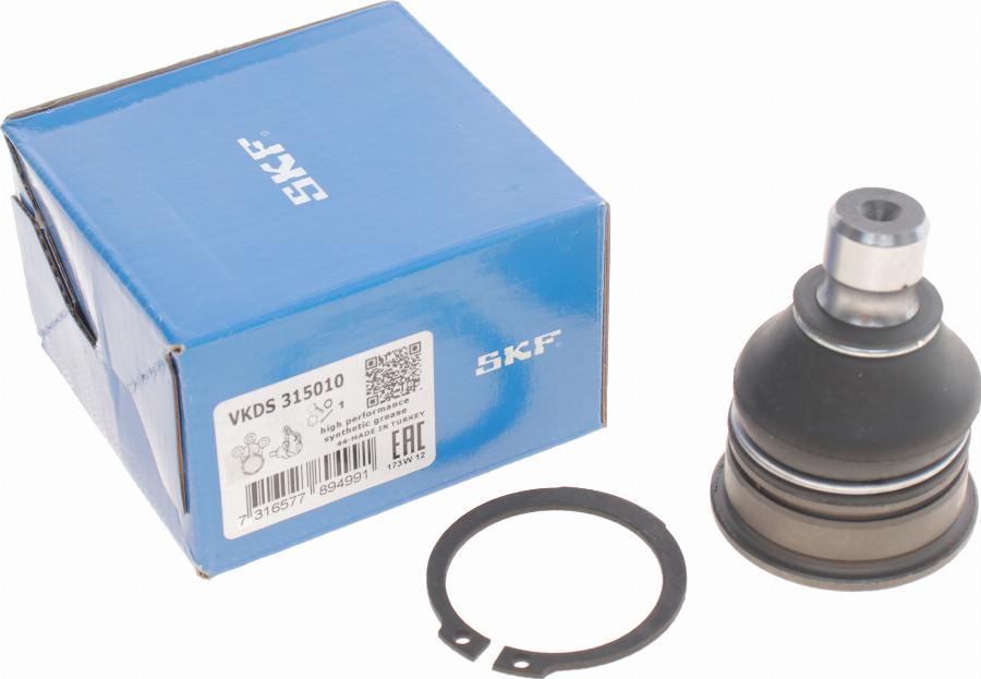 SKF VKDS 315010 - Шаровая опора, несущий / направляющий шарнир autospares.lv