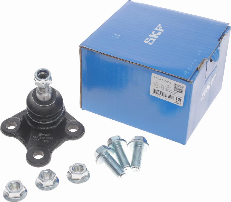 SKF VKDS 316050 - Шаровая опора, несущий / направляющий шарнир autospares.lv