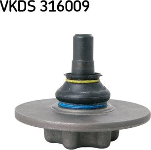 SKF VKDS 316009 - Шаровая опора, несущий / направляющий шарнир autospares.lv