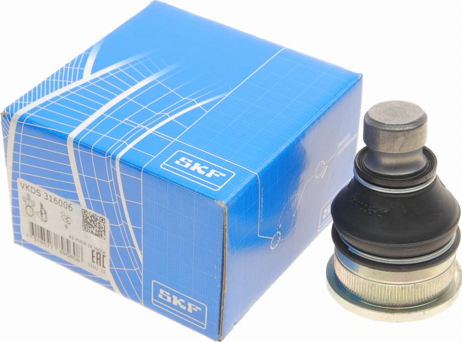 SKF VKDS 316006 - Шаровая опора, несущий / направляющий шарнир autospares.lv