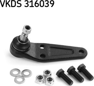 SKF VKDS 316039 - Шаровая опора, несущий / направляющий шарнир autospares.lv