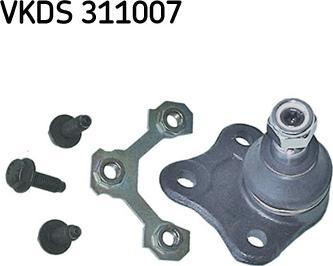 SKF VKDS 311007 - Шаровая опора, несущий / направляющий шарнир autospares.lv