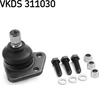 SKF VKDS 311030 - Шаровая опора, несущий / направляющий шарнир autospares.lv