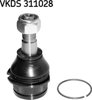 SKF VKDS 311028 - Шаровая опора, несущий / направляющий шарнир autospares.lv