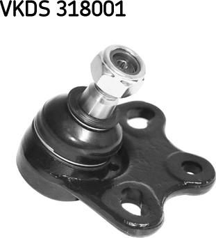 SKF VKDS 318001 - Шаровая опора, несущий / направляющий шарнир autospares.lv