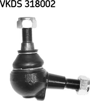 SKF VKDS 318002 - Шаровая опора, несущий / направляющий шарнир autospares.lv