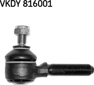 SKF VKDY 816001 - Наконечник рулевой тяги, шарнир autospares.lv