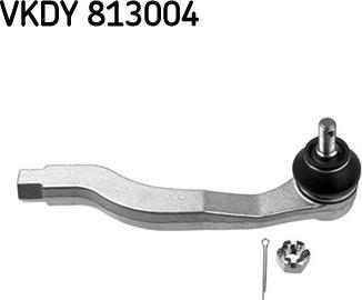 SKF VKDY 813004 - Наконечник рулевой тяги, шарнир autospares.lv