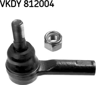 SKF VKDY 812004 - Наконечник рулевой тяги, шарнир autospares.lv