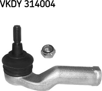 SKF VKDY 314004 - Наконечник рулевой тяги, шарнир autospares.lv