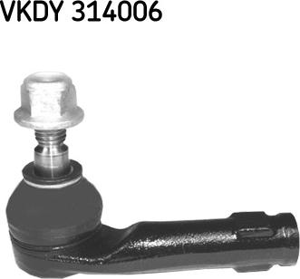 SKF VKDY 314006 - Наконечник рулевой тяги, шарнир autospares.lv