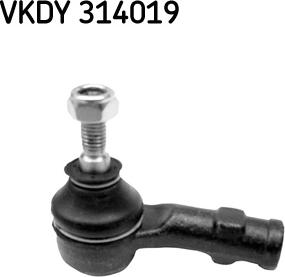 SKF VKDY 314019 - Наконечник рулевой тяги, шарнир autospares.lv