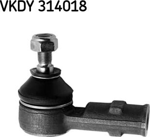 SKF VKDY 314018 - Наконечник рулевой тяги, шарнир autospares.lv