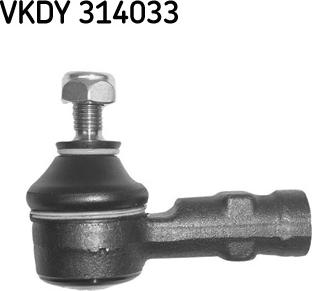 SKF VKDY 314033 - Наконечник рулевой тяги, шарнир autospares.lv