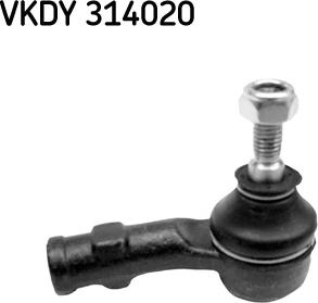 SKF VKDY 314020 - Наконечник рулевой тяги, шарнир autospares.lv