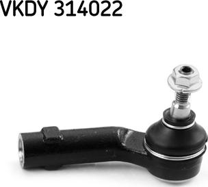 SKF VKDY 314022 - Наконечник рулевой тяги, шарнир autospares.lv