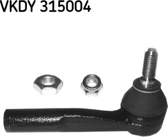 SKF VKDY 315004 - Наконечник рулевой тяги, шарнир autospares.lv