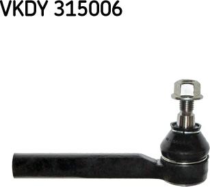 SKF VKDY 315006 - Наконечник рулевой тяги, шарнир autospares.lv