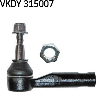 SKF VKDY 315007 - Наконечник рулевой тяги, шарнир autospares.lv