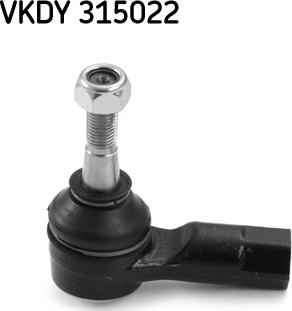 SKF VKDY 315022 - Наконечник рулевой тяги, шарнир autospares.lv