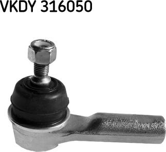 SKF VKDY 316050 - Наконечник рулевой тяги, шарнир autospares.lv