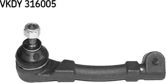 SKF VKDY 316005 - Наконечник рулевой тяги, шарнир autospares.lv