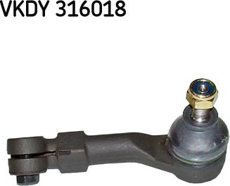 SKF VKDY 316018 - Наконечник рулевой тяги, шарнир autospares.lv