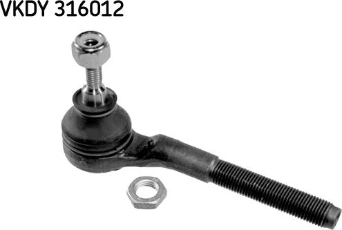 SKF VKDY 316012 - Наконечник рулевой тяги, шарнир autospares.lv