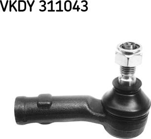 SKF VKDY 311043 - Наконечник рулевой тяги, шарнир autospares.lv