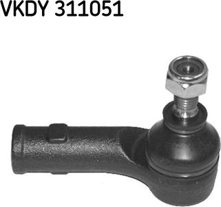 SKF VKDY 311051 - Наконечник рулевой тяги, шарнир autospares.lv