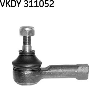 SKF VKDY 311052 - Наконечник рулевой тяги, шарнир autospares.lv