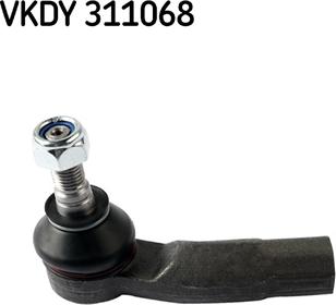 SKF VKDY 311068 - Наконечник рулевой тяги, шарнир autospares.lv