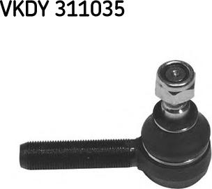 SKF VKDY 311035 - Наконечник рулевой тяги, шарнир autospares.lv