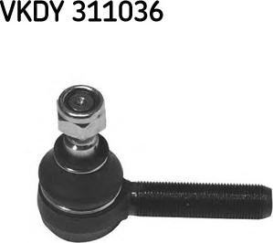 SKF VKDY 311036 - Наконечник рулевой тяги, шарнир autospares.lv