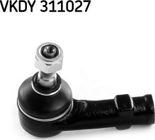 SKF VKDY 311027 - Наконечник рулевой тяги, шарнир autospares.lv