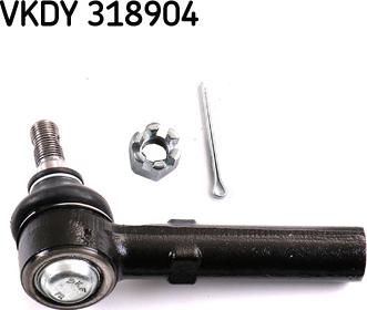 SKF VKDY 318904 - Наконечник рулевой тяги, шарнир autospares.lv