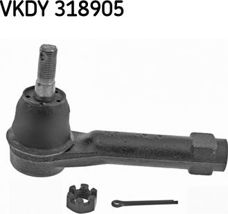 SKF VKDY 318905 - Наконечник рулевой тяги, шарнир autospares.lv