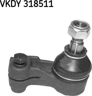 SKF VKDY 318511 - Наконечник рулевой тяги, шарнир autospares.lv