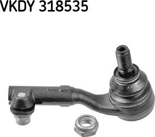 SKF VKDY 318535 - Наконечник рулевой тяги, шарнир autospares.lv