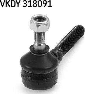 SKF VKDY 318091 - Наконечник рулевой тяги, шарнир autospares.lv