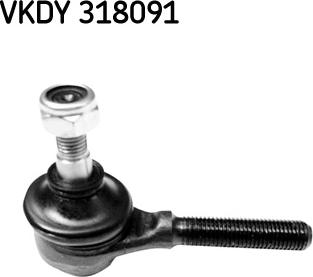 SKF VKDY 318091 - Наконечник рулевой тяги, шарнир autospares.lv