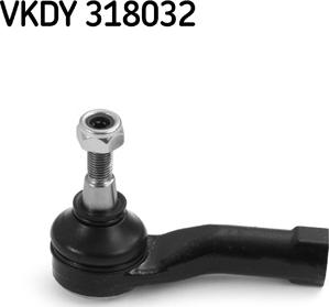 SKF VKDY 318032 - Наконечник рулевой тяги, шарнир autospares.lv