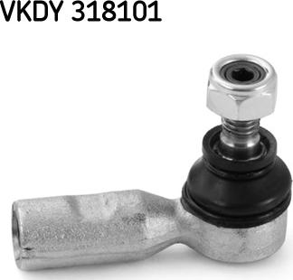 SKF VKDY 318101 - Наконечник рулевой тяги, шарнир autospares.lv