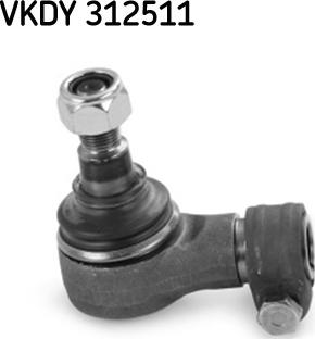 SKF VKDY 312511 - Наконечник рулевой тяги, шарнир autospares.lv